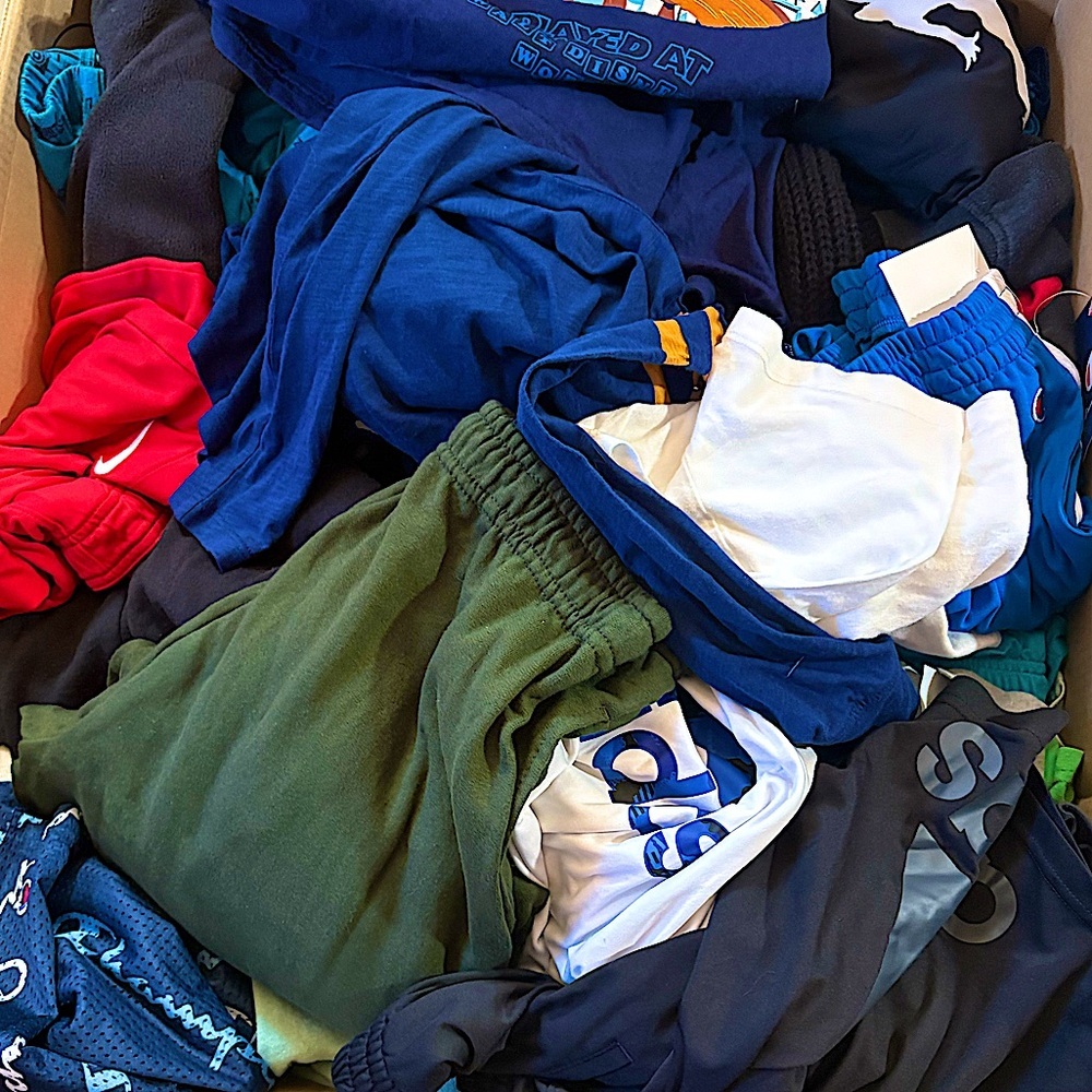 Mystery‎ Bundle of 15 Boys' Clothes Lot | Mostly Preloved | Sizes L–XL